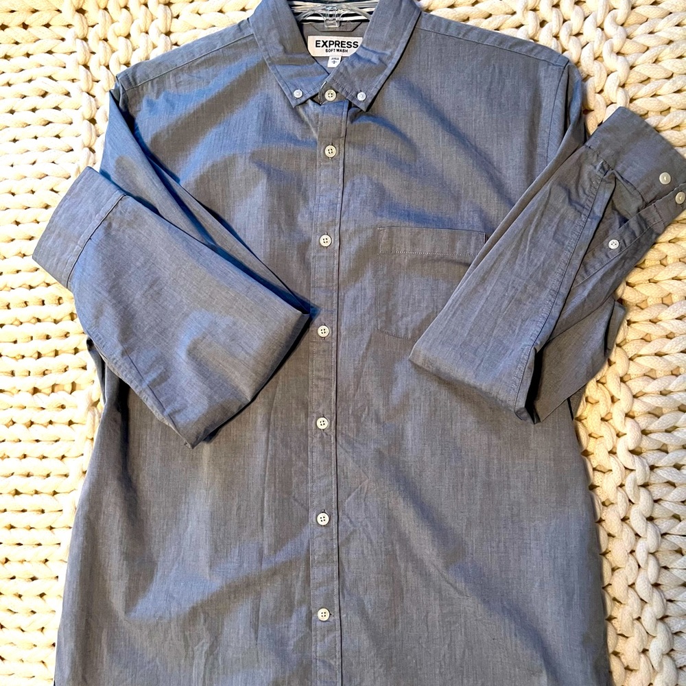 Men’s long sleeved 100% cotton shirt